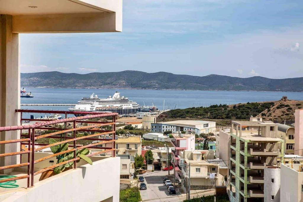 Lavrio Seaview 2Bdr Apt 4 Min Dive From The Sea المظهر الخارجي الصورة